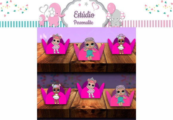 Forminha de Doces Lol Surprise