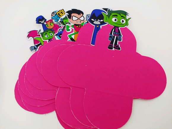 Forminha de Doces Jovens Titãs