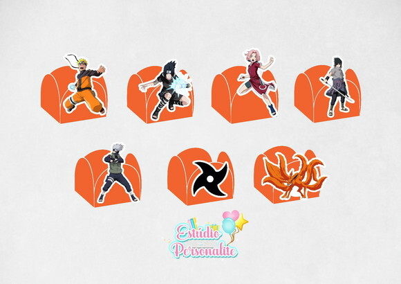 Forminha de Doces Naruto