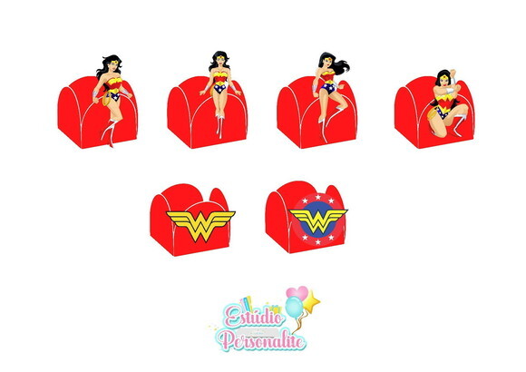 Forminha de Doces Mulher Maravilha
