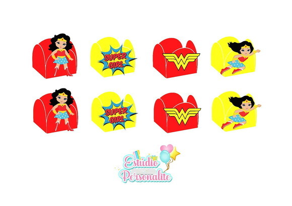 Forminha de Doces Mulher Maravilha