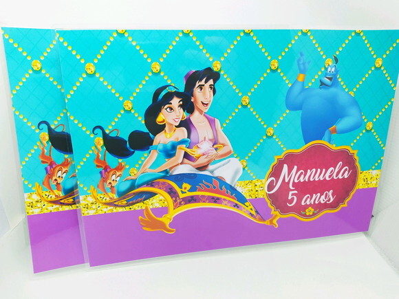 Jogo Americano Aladdin e Jasmine