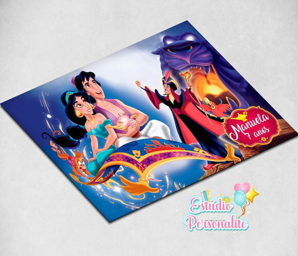 Jogo Americano Aladdin e Jasmine