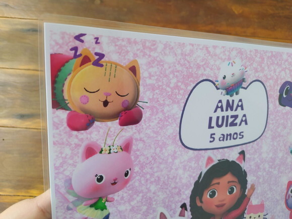 Jogo Americano Plastificado a Casa Mágica da Gabby