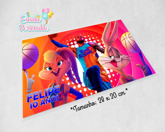 Jogo Americano Plastificado Space Jam Um Novo Legado