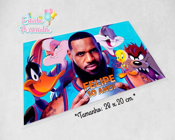 Jogo Americano Plastificado Space Jam Um Novo Legado