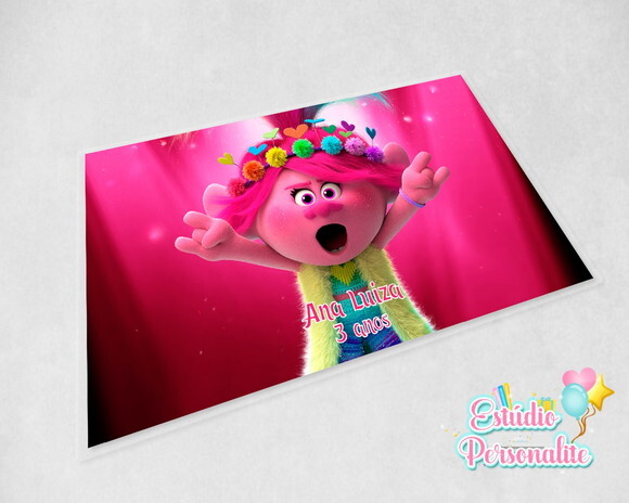 Jogo americano plastificado Trolls 2