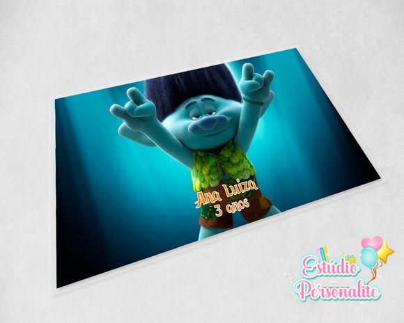 Jogo americano plastificado Trolls 2