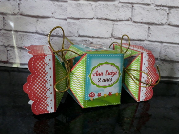Kit 30 Caixas Chapeuzinho Vermelho