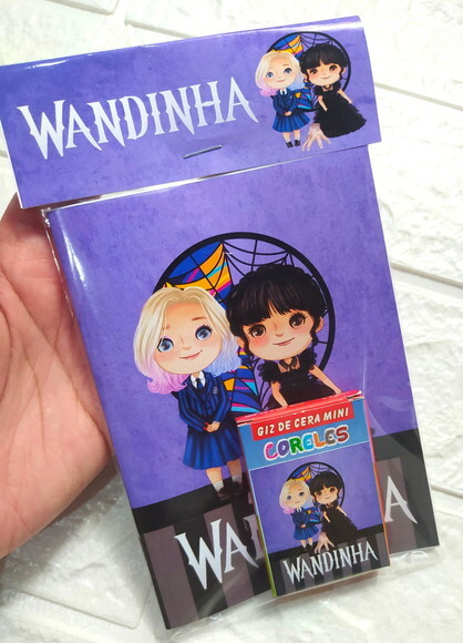 Kit de Colorir 14x10 Wandinha