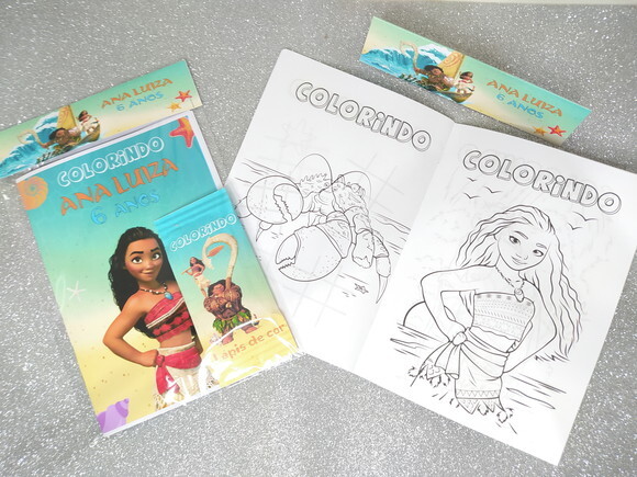 Kit de Colorir Moana