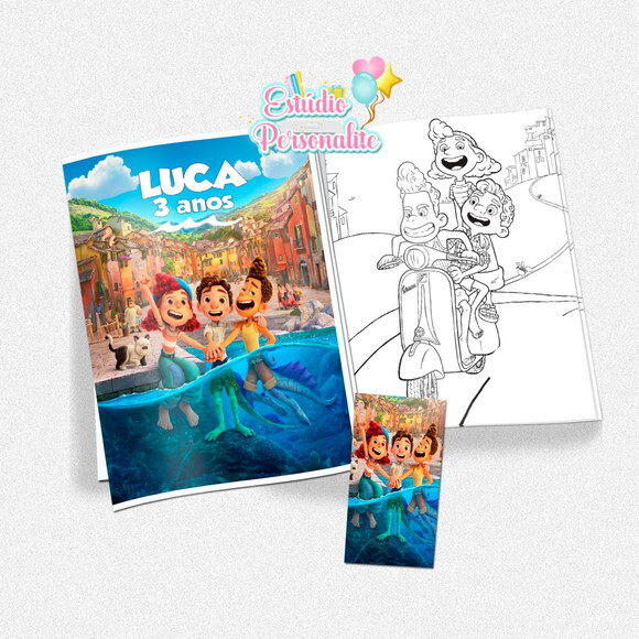 Kit de Colorir Luca Disney
