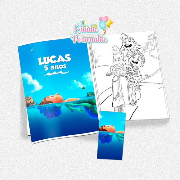 Kit de Colorir Luca Disney