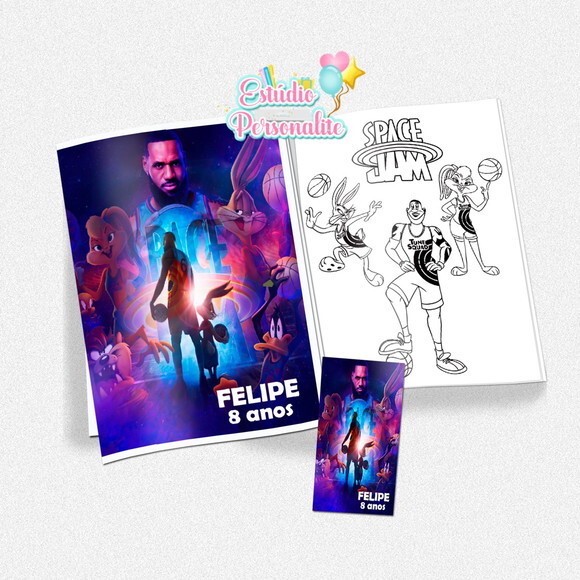 Kit de Colorir Space Jam Um Novo Legado