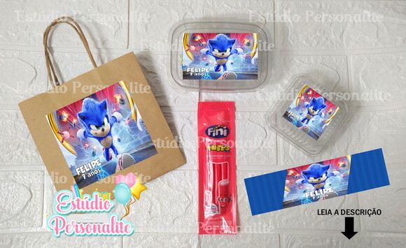 Kit Festa na Escola Sonic