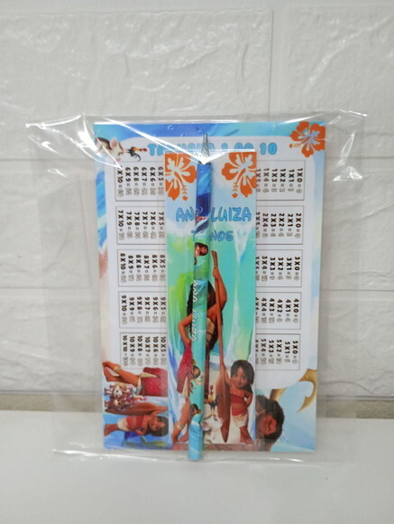 Kit Lápis + Mini Régua + Tabuada Moana 2