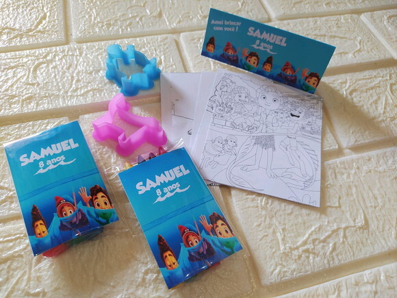 Kit Massinha + Kit De Colorir Luca Disney
