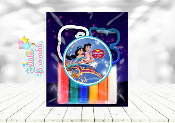 Kit Massinha Aladdin e Jasmine.