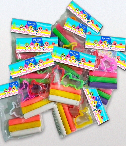 Kit Massinha Baby Shark.