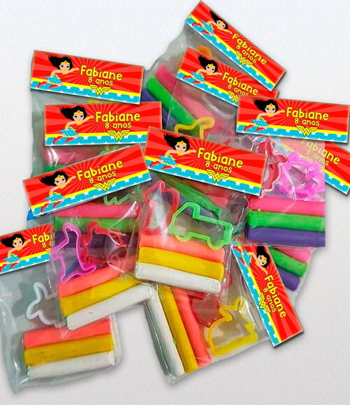 Kit Massinha Mulher Maravilha
