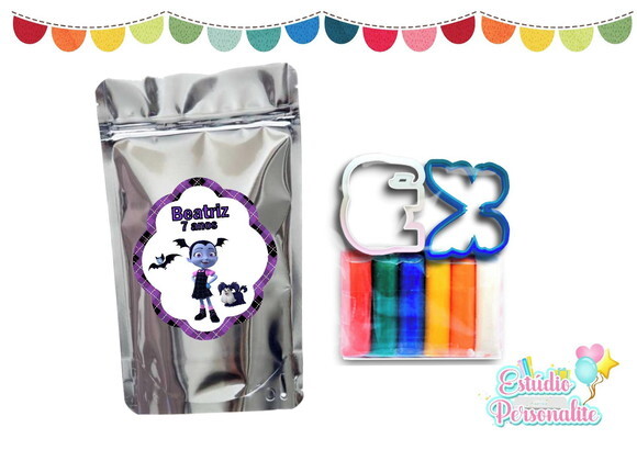 Kit Massinha no Saquinho Metalizado Vampirina