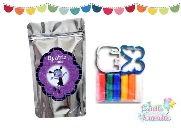 Kit Massinha no Saquinho Metalizado Vampirina
