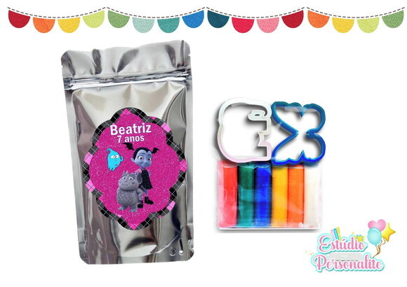 Kit Massinha no Saquinho Metalizado Vampirina