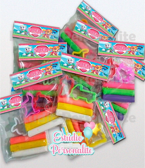 Kit Massinha Patrulha Canina - Skye e Everest