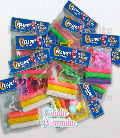 Kit Massinha Sonic o Filme
