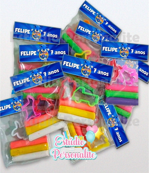 Kit Massinha Sonic o Filme