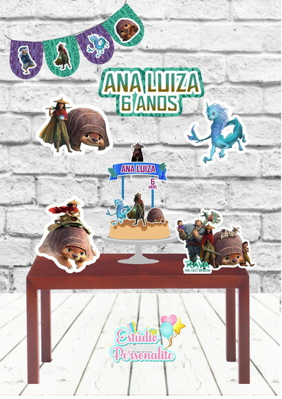 Kit Só Um Bolinho Raya e o Último Dragão