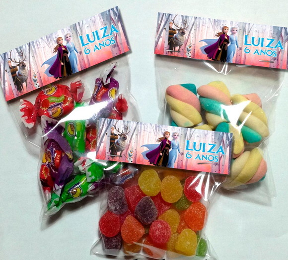 Lapela com Saquinho Vazio Frozen 2