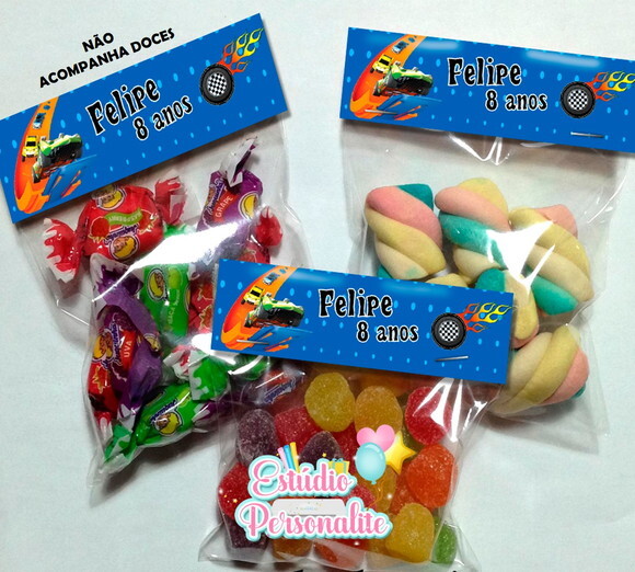 Lapela com Saquinho Vazio Hot Wheels