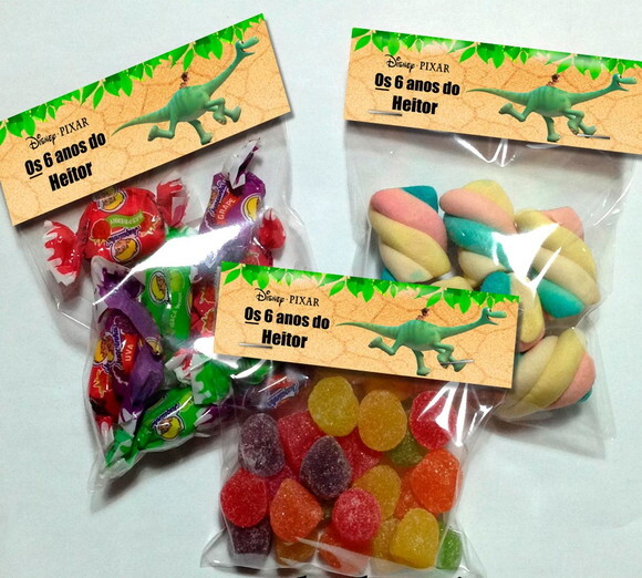Lapela com Saquinho Vazio o Bom Dinossauro