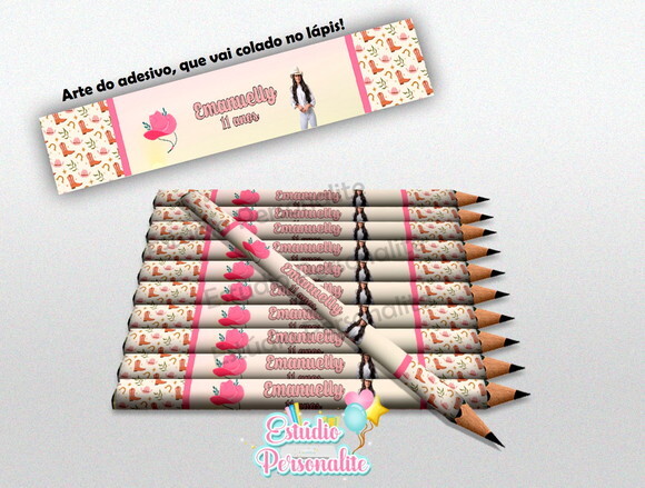 Lápis Personalizado Ana Castela