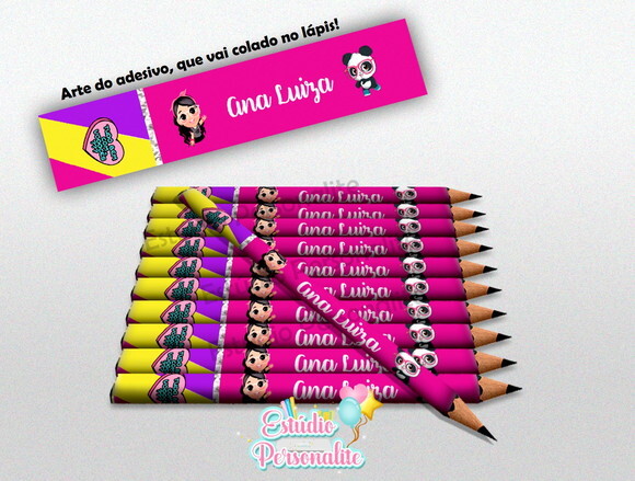 Lápis Personalizado Luluca