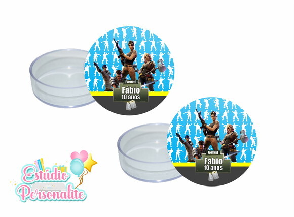 Latinha Acrílica Fortnite