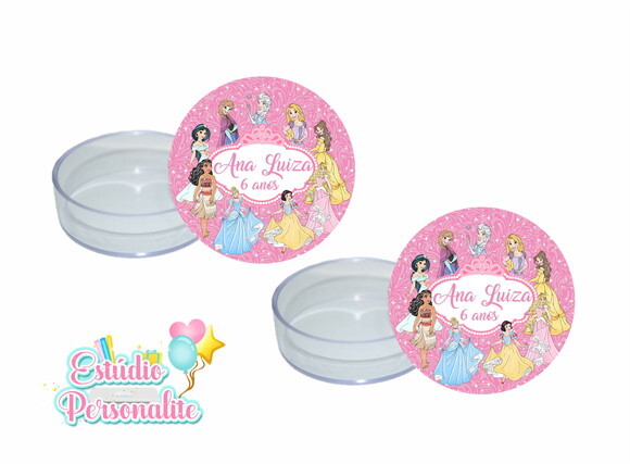 Latinha Princesas Disney