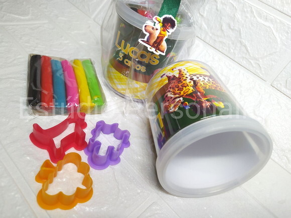 Lembrancinha Antônio Encanto Disney - Kit Massinha na Caneca