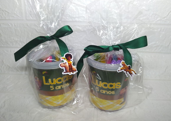 Lembrancinha Antônio Encanto Disney - Kit Massinha na Caneca