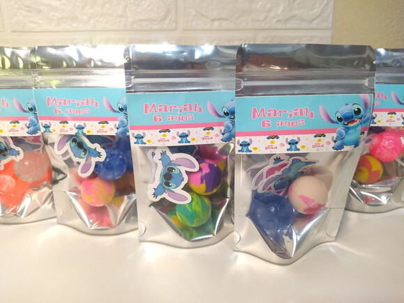 Lembrancinha Bolinha Pula Pula Stitch