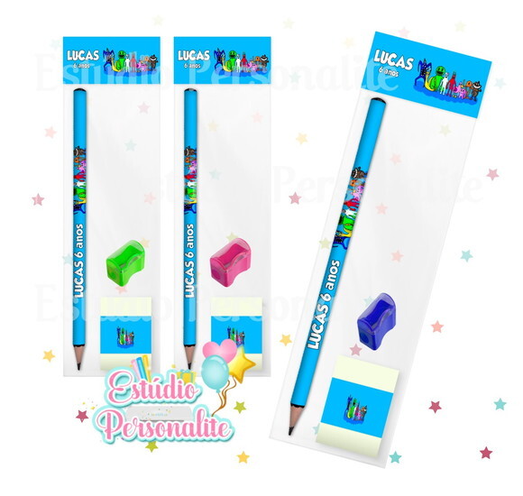 Lembrancinha Kit Escolar Completo Garten Of Banban