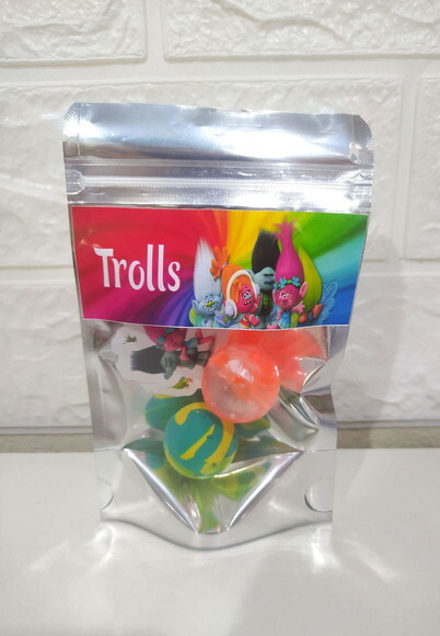 Lembrancinha Trolls Bolinha Pula Pula