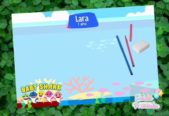 Lousa Baby Shark