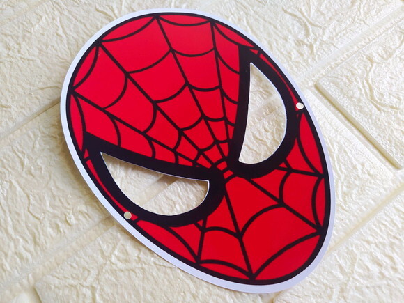Máscara de Papel Homem Aranha