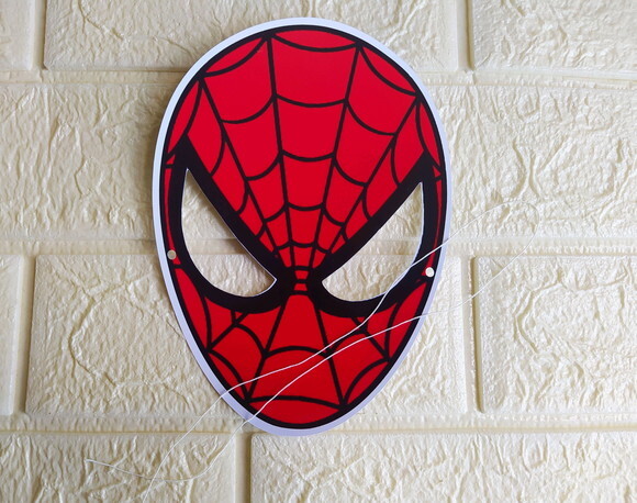 Máscara de Papel Homem Aranha