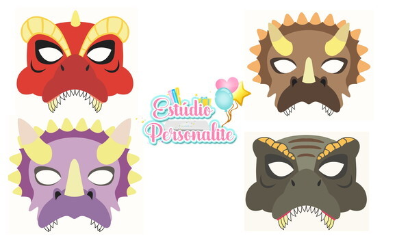 Máscaras Dinossauros
