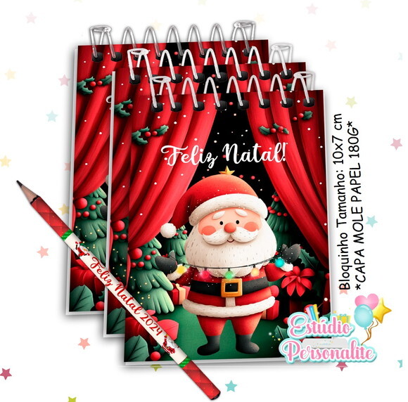Mimo Natal - Bloquinho com Lápis