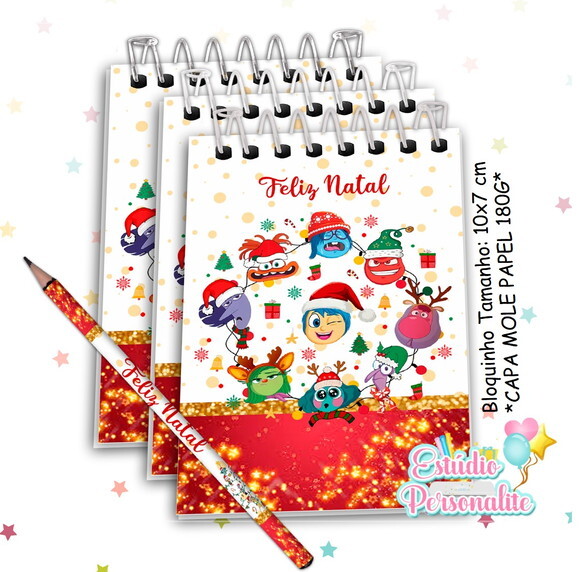 Mimo Natal Divertidamente 2/ Bloquinho com Lápis