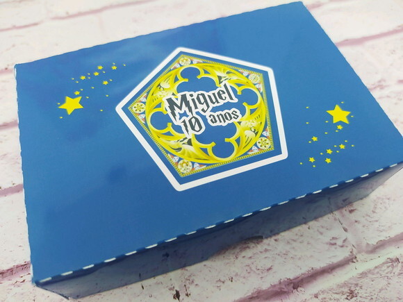 Mini Caixinha com 28 Cards Sapo de Chocolate Harry Potter